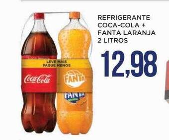 Apoio Mineiro Refrigerante Coca-cola + Fanta Laranja oferta