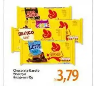 Atacadão Chocolate Garoto Varios Tipos oferta