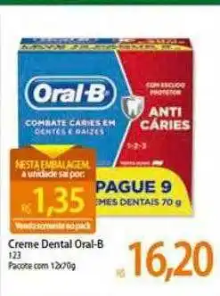 Atacadão Creme Dental Oral-b 123 Pacote oferta
