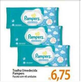 Atacadão Toalha Umedecida Pampers oferta