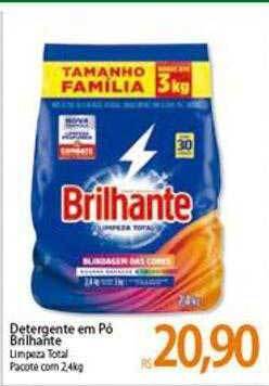 Atacadão Detergente Em Pó Brilhante oferta