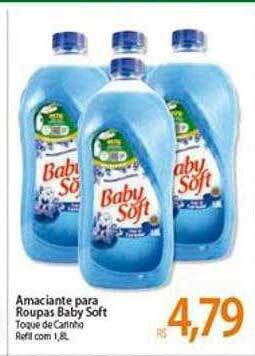 Atacadão Amaciante Para Roupas Baby Soft oferta