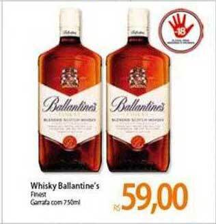 Atacadão Whisky Ballantine's Finest Garrafa oferta