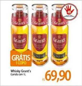 Atacadão Whisky Grant's Garrafa oferta