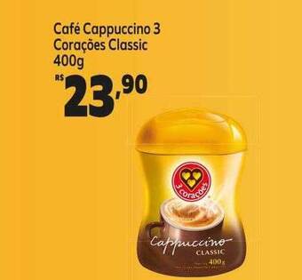 GoodBom Café Cappuccino 3 Corações Classic oferta
