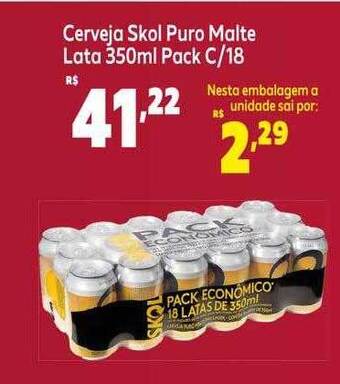 GoodBom Cerveja Skol Puro Malte oferta