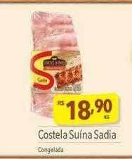 Supermercados Condor Costela Suína Sadia oferta