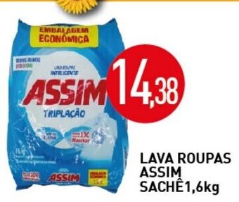 Calvo Atacadista Lava roupas Assim sache 1.6kg oferta