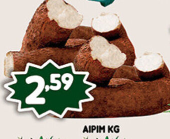 Supermercados Cristal Aipim 1kg oferta
