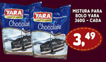 Supermercados Cristal Mistura para Bolo Yara 360g cada oferta
