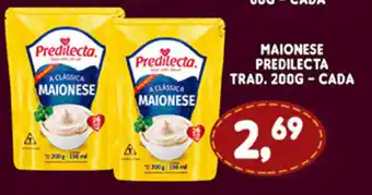 Supermercados Cristal Maionese Predilecta Trad. 200g cada oferta