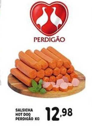 Salsicha Hot Dog Perdigao 1kg