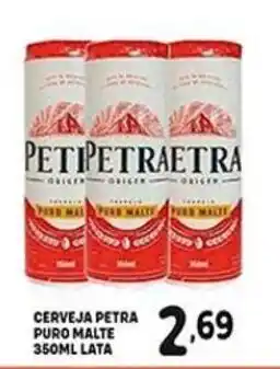 Cerveja Petra Puro Malte lata 350ml