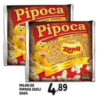 Bom Dia Milho de Pipoca Zaeli 500g oferta