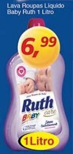 Supermercados Guanabara Lava roupas Liquido Baby Ruth 1L oferta