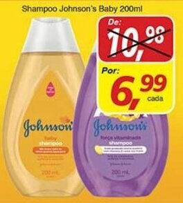 Supermercados Guanabara Shampoo Johnson's Baby 200ml oferta