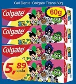 Supermercados Guanabara Gel Dental Colgate Titans 60g oferta