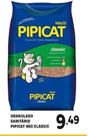 Granulado Sanitario Pipicat 4kg Classic