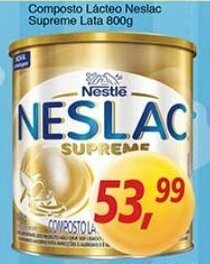 Supermercados Guanabara Composto Lacteo Neslac Supreme Lata 800g oferta