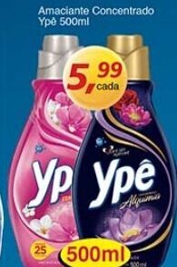 Supermercados Guanabara Amaciante Concentrado Ype 500ml oferta