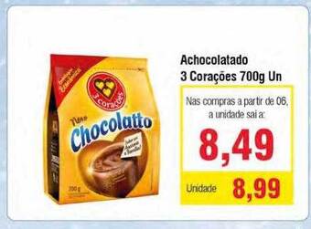 Achocolatado 3 Corações