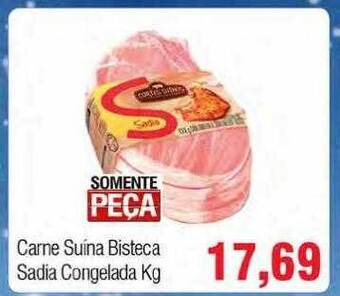 Carne Suina Bisteca Sadia Congelada Kg