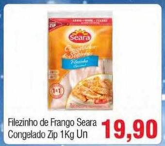 Filezinho De Frango Seara Congelado Zip