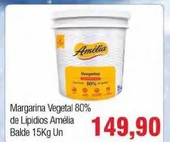 Spani Atacadista Margarina Vegetal 80% De Lipidos Amélia Balde 15kg oferta