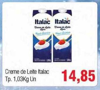 Spani Atacadista Creme De Leite Italac oferta
