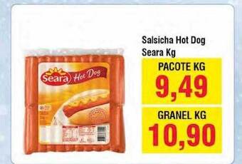 Spani Atacadista Salsicha Hot Dog Seara Kg oferta
