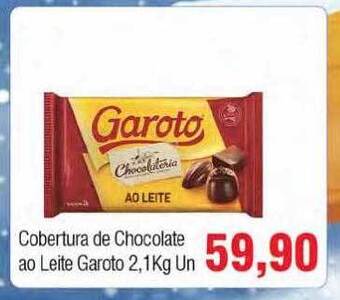 Spani Atacadista Cobertura De Chocolate Ao Leite Garoto oferta