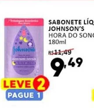 Supermercados Baklizi Sabonete Líq Johnson's oferta