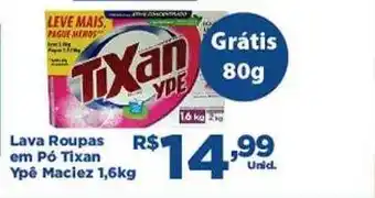 Tatico Lava Roupas Em Pó Tixan Ypê Maciez oferta