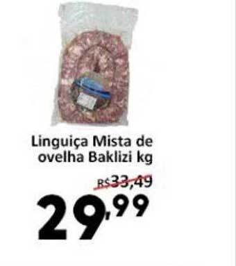 Supermercados Baklizi Linguiça Mista De Ovelha Baklizi oferta