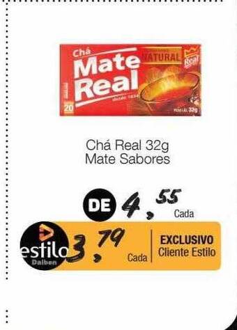 Supermercado Dalben Chá Real Mate Sabores oferta