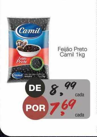 Supermercado Dalben Feijão Preto Camil oferta