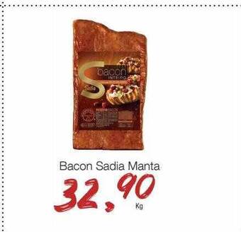 Supermercado Dalben Bacon Sadia Manta oferta