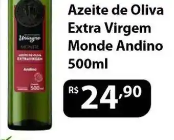 Supermercados Tischler Azeite De Oliva Extra Virgem Monde Andino oferta