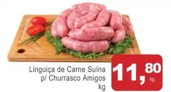 Mineirão Atacarejo Linguica de Carne Suina p/ Churrasco Amigos 1kg oferta