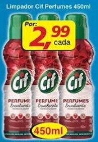 Supermercados Guanabara Limpador Cif Perfumes 450ml oferta