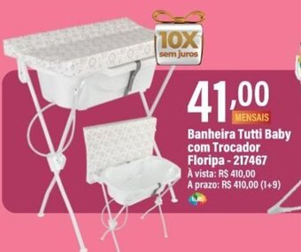Banheira Tutti Baby com Trocador Floripa