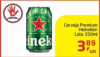 Tenda Atacado Cerveja premium heineken 350ml oferta
