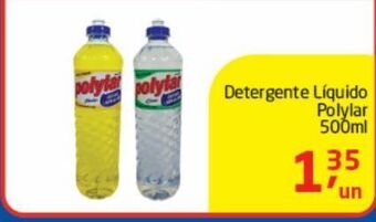 Tenda Atacado Detergente líquido polylar 500ml oferta