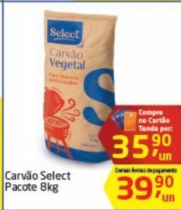 Carvão select 8kg