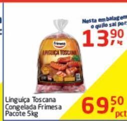 Tenda Atacado Linguiça toscana frimesa 5kg oferta