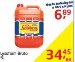 Tenda Atacado Lysoform bruto 5l oferta
