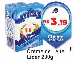 Tonin Superatacado Creme de leite lider 200g oferta