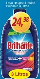 Supermercados Guanabara Lava Roupas Liquido Brilhante 3L oferta