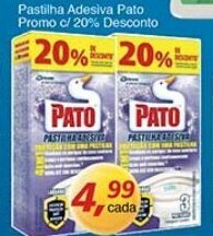 Supermercados Guanabara Pastilha Adesiva Pato Promo c/ 20% desconto oferta