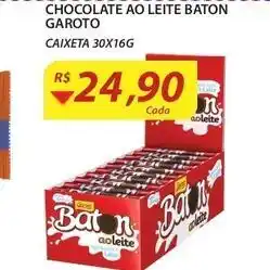 Chocolate ao leite baton